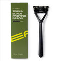 Leaf Razor All-Metal Safety Shaver with Pivoting Head Design