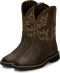 Justin Men's Driller 11ft Square Toe Work Boot - Durable Comfort