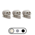 Ceramic Fireproof Skull Log 3-Pack - Eye-Catching Firepit Accent