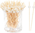 Bamboo Cocktail Toothpicks 150pcs - Flavorful Picks!