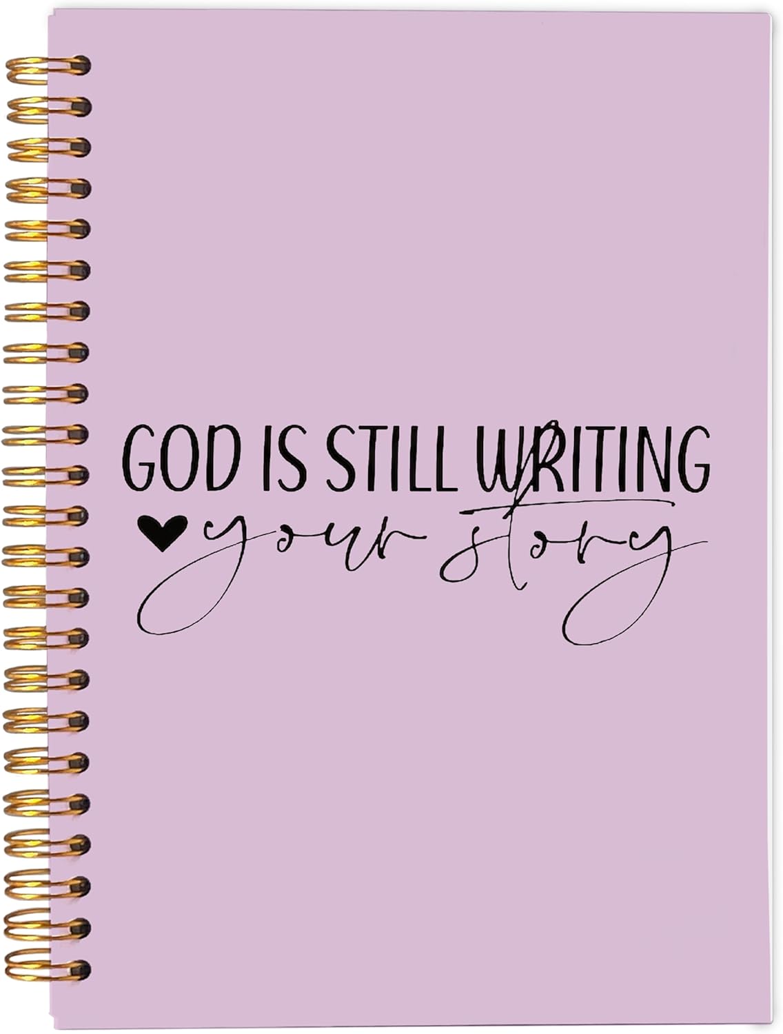 Empowering Christian Journal for Women - Purple Spiral Bible Notebook