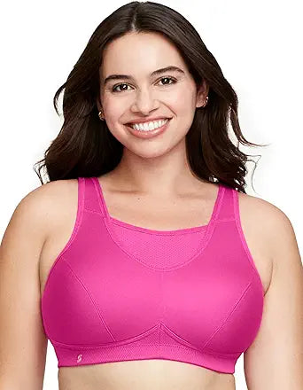 Glamorise Women's Full Figure No Bounce Plus Size Sports Bra