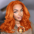 Ginger 5x5 Hd Lace Closure Body Wave Bob Wigs For Women