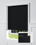 No Tools No Drill Cordless Mini Blinds 1in Vinyl - 100% Privacy