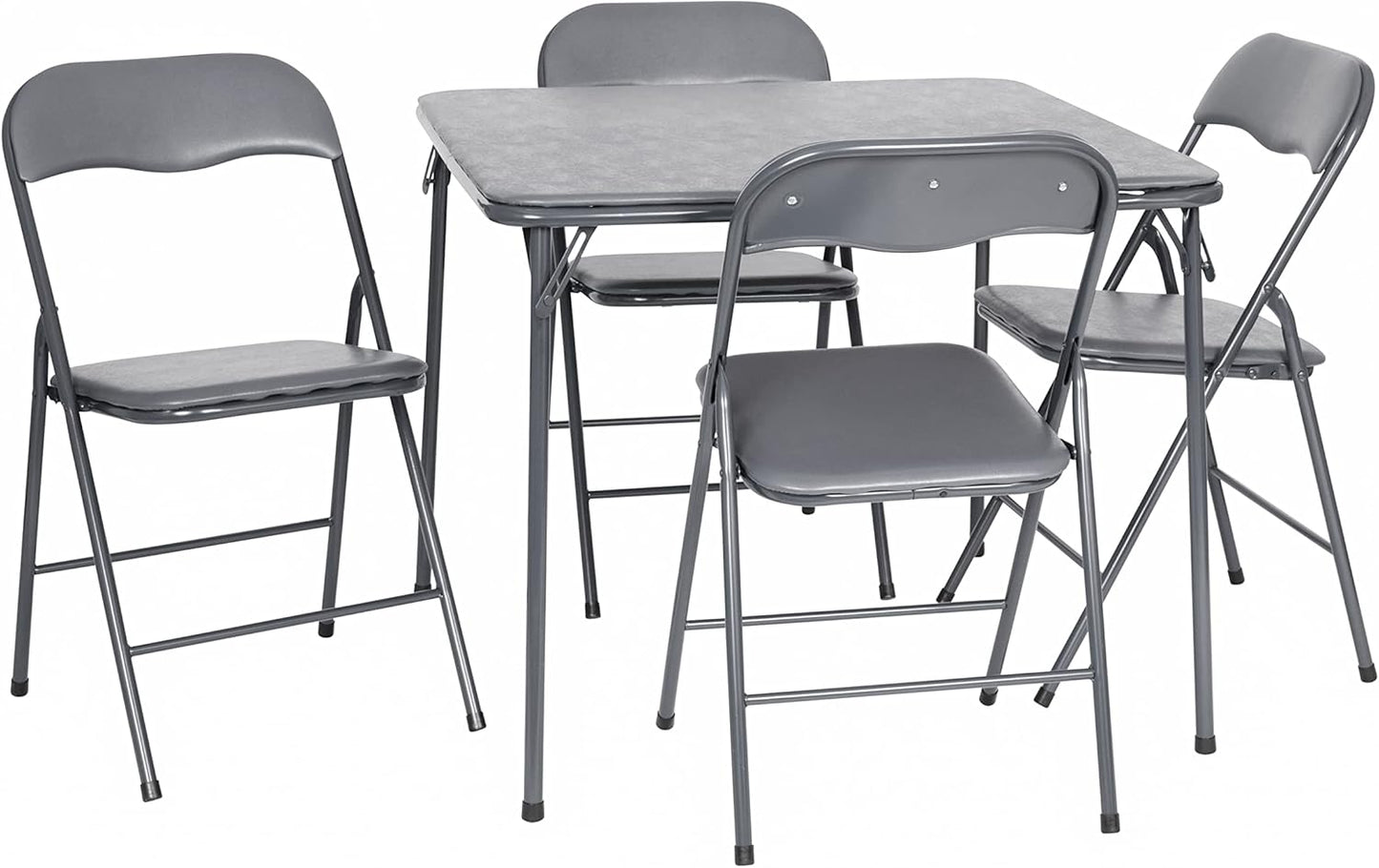 Madison 5-Piece Folding Card Table and Chairs Set for Events