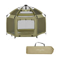 Pop Up Children Playpen with Canopy Cover - Travel Ready Play Tent