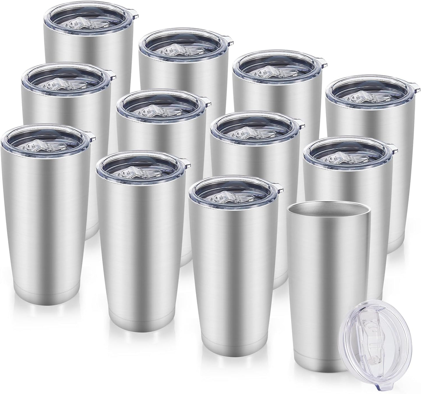 20 oz Stainless Steel Tumblers Bulk for Hot and Cold Drinks