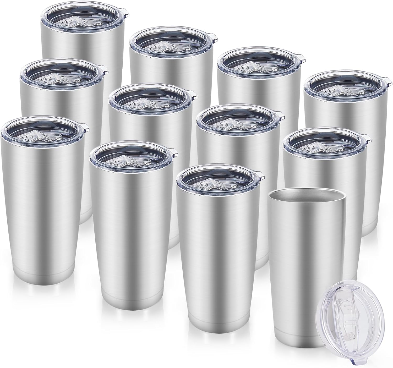 20 oz Stainless Steel Tumblers Bulk for Hot and Cold Drinks
