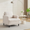 ElfinAura Soft Linen Accent Chair - Comfort & Style!