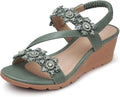 Wedge Sandals for Women Dressy - Low 2in Platform Summer Wedges