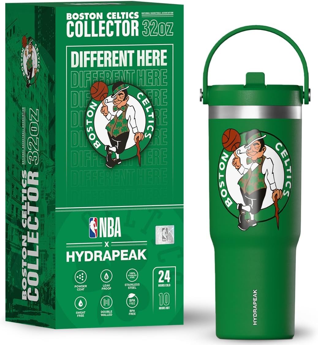 Hydrapeak 32oz Nomad Stainless Steel Tumbler for Celtics Fans