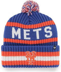 47 MLB Bering Cuffed Knit Pom Beanie Hat - Warm Team Knit
