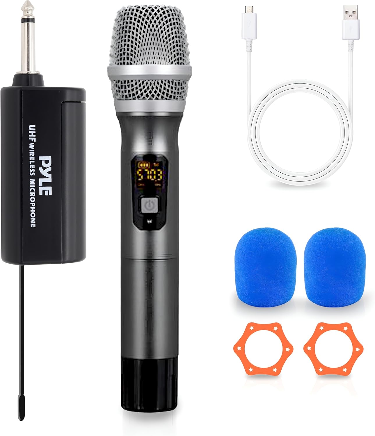 Pyle UHF Wireless System Kit for Portable Professional Use