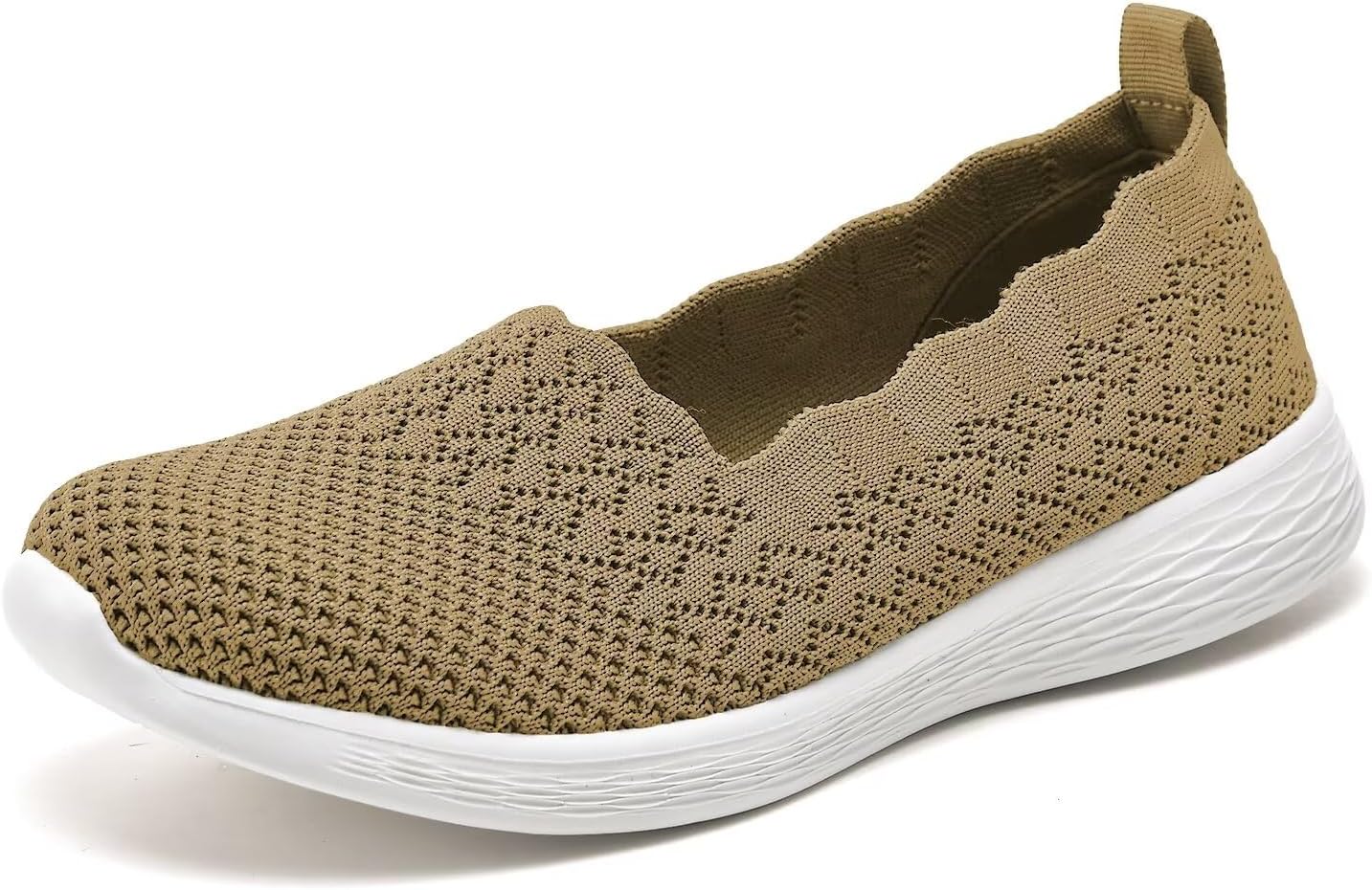 Puxowe Women's Casual Slip on Walking Flat Shoes for Comfort