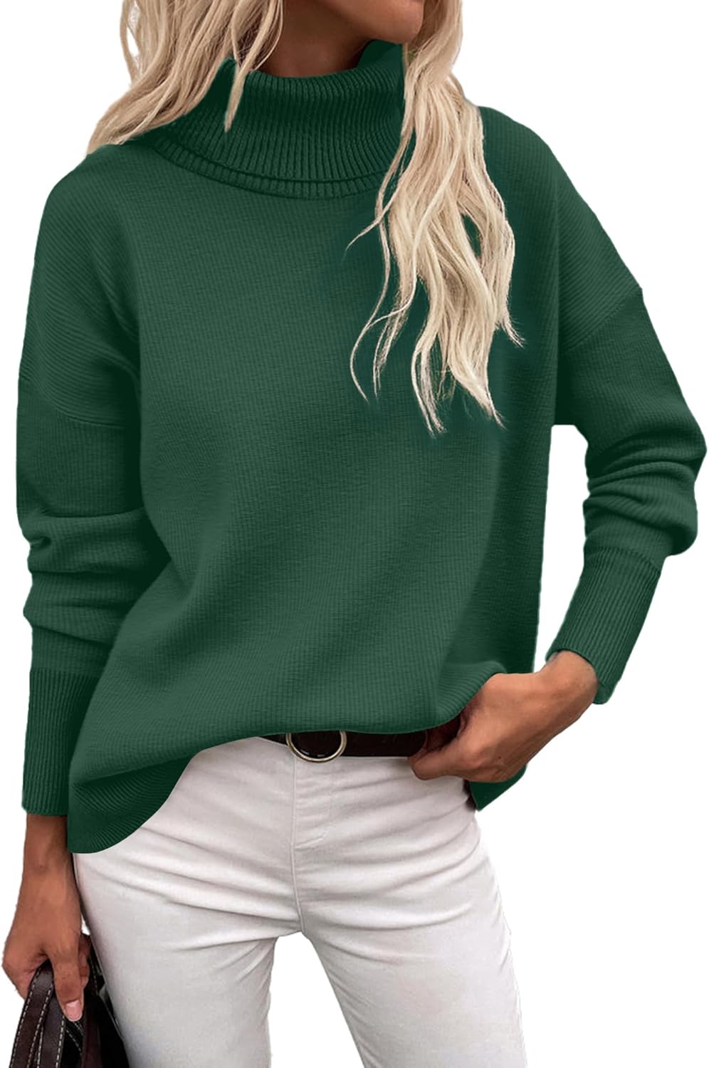 Zeagoo Women's Turtleneck Sweater for Trendy Fall Style