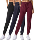Women's Ultra-Soft Lounge Joggers 3 Pack - Comfortable (Style YWLW)