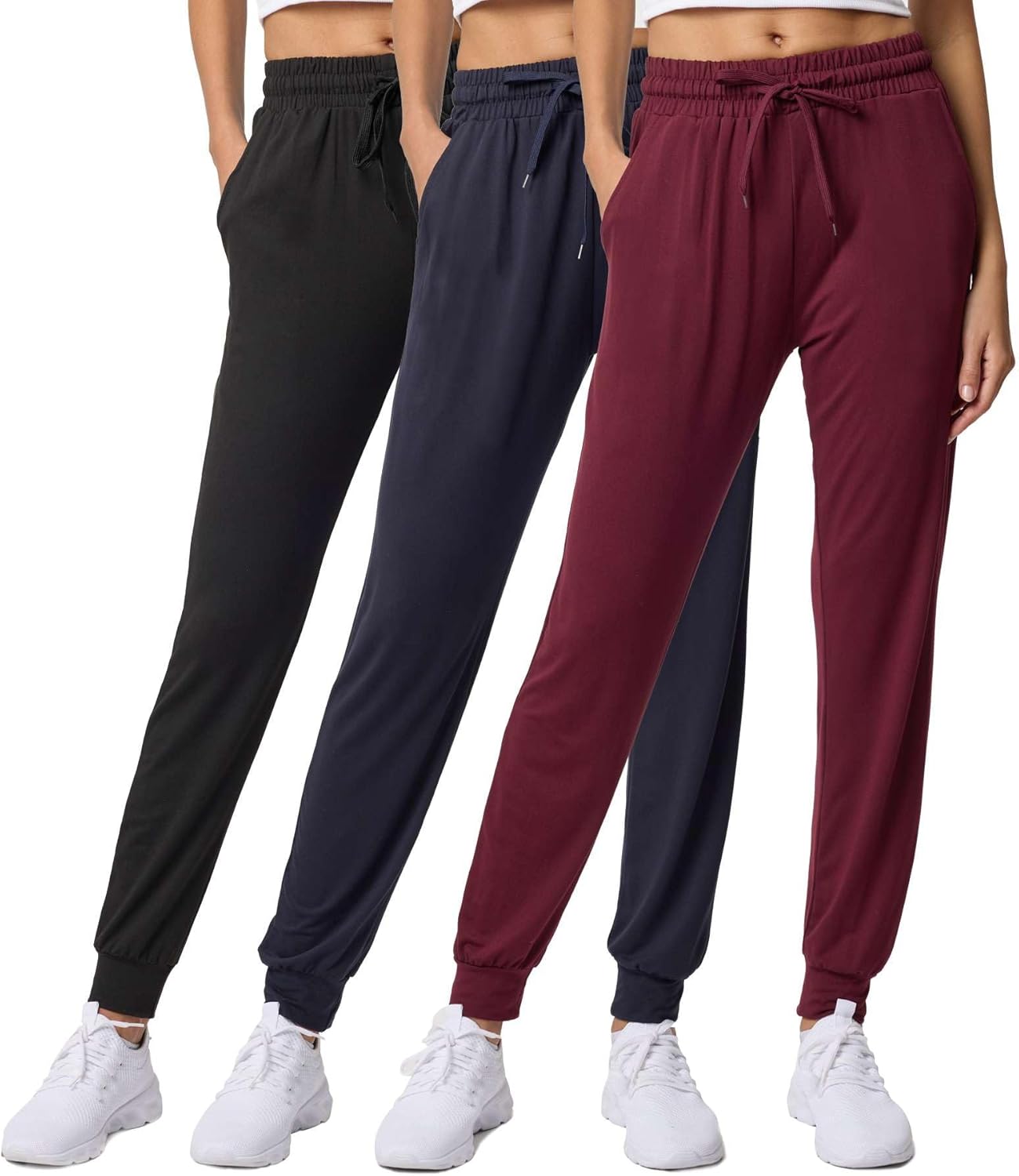 Real Essentials Women's Ultra-Soft Lounge Joggers for All Occasions