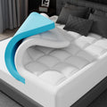 ELEMUSE Full Size Dual Layer 3 in Memory Foam Mattress Topper