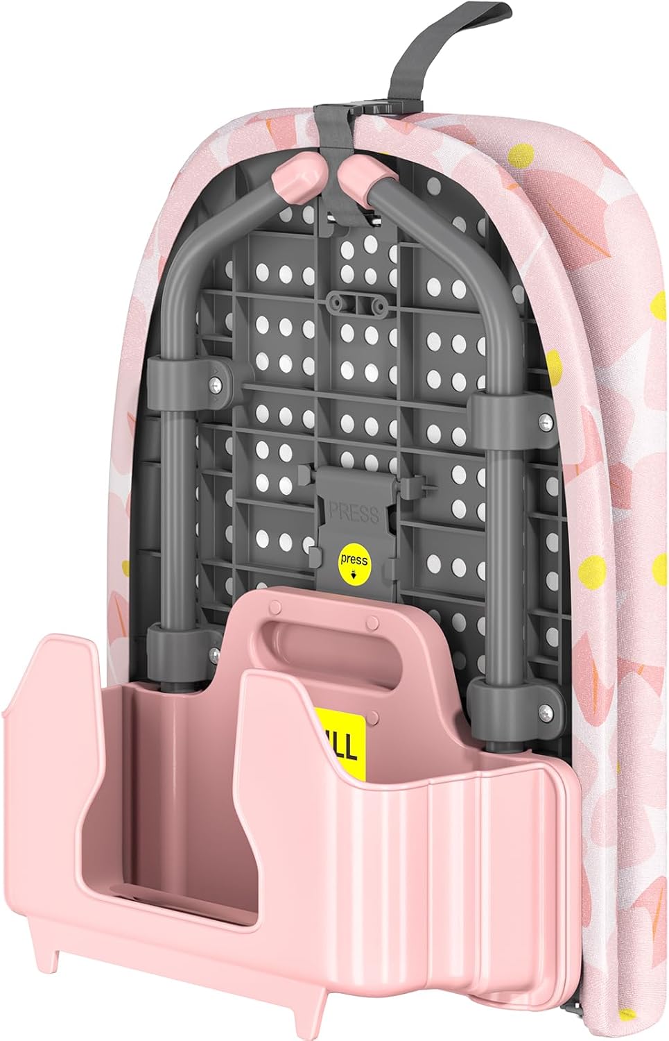 Compact Ironing Board with Iron Holder for Small Spaces