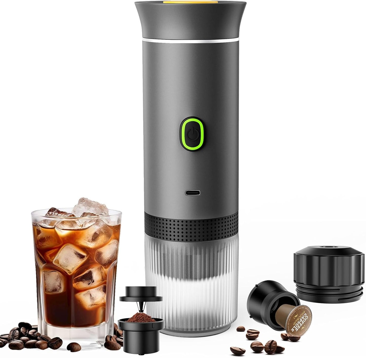 Portable Self-Heating Espresso Maker - On-the-Go Bliss!