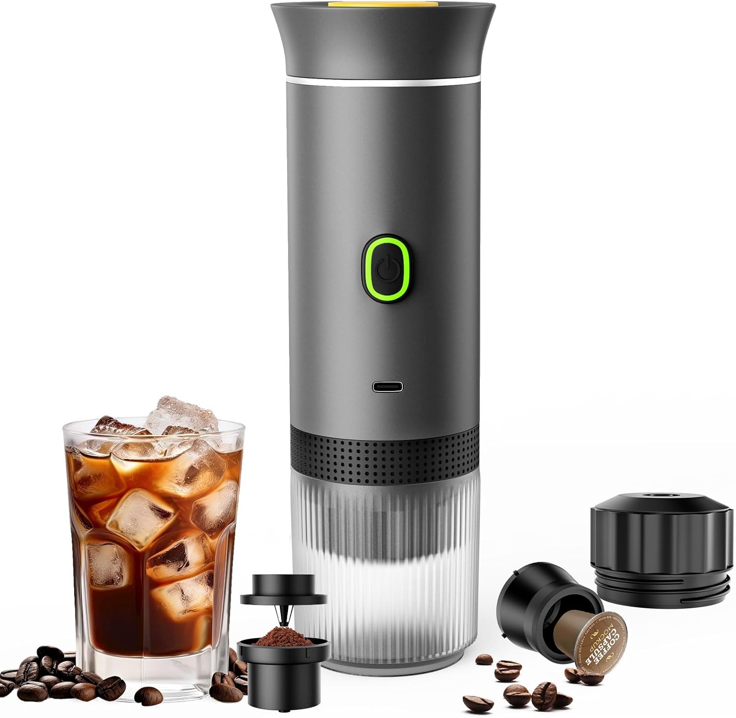 Portable Self-Heating Espresso Maker - On-the-Go Bliss!