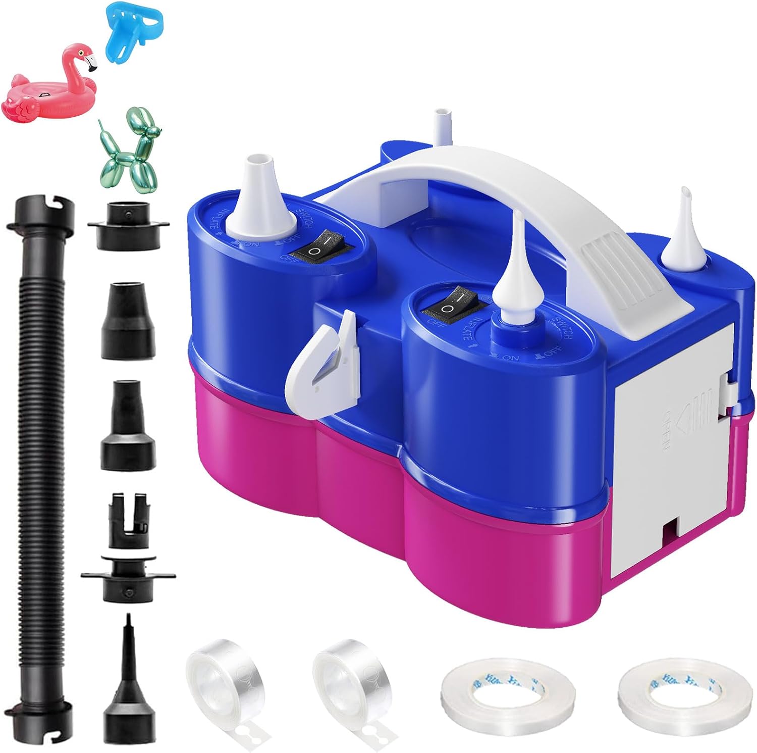 Electric Balloon Pump for Fast Inflation of All Balloons