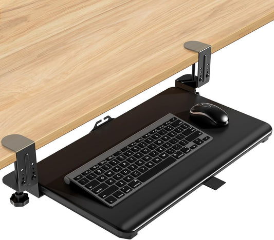 Effortless Ergonomics: YOMT Under Desk Keyboard Tray