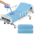 2 Pack Fitted Hospital Bed Sheets for Perfect Fit and Comfort