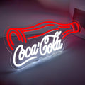 Cola Neon Sign for Wall Decor - Bright LED Cola Light for Room