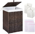 Greenstell Laundry Hamper with Lid 60L - Removable Liners & Mesh Bags