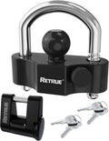 RETRUE Keyed Alike Heavy Duty Coupler Lock Set - Secure Trailer Locks
