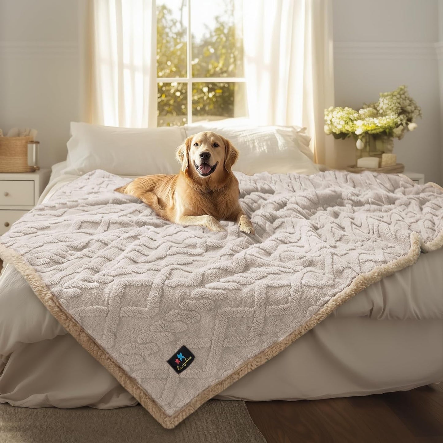 Waterproof Pet Blanket for Sofa Bed Couch - X-Large Size