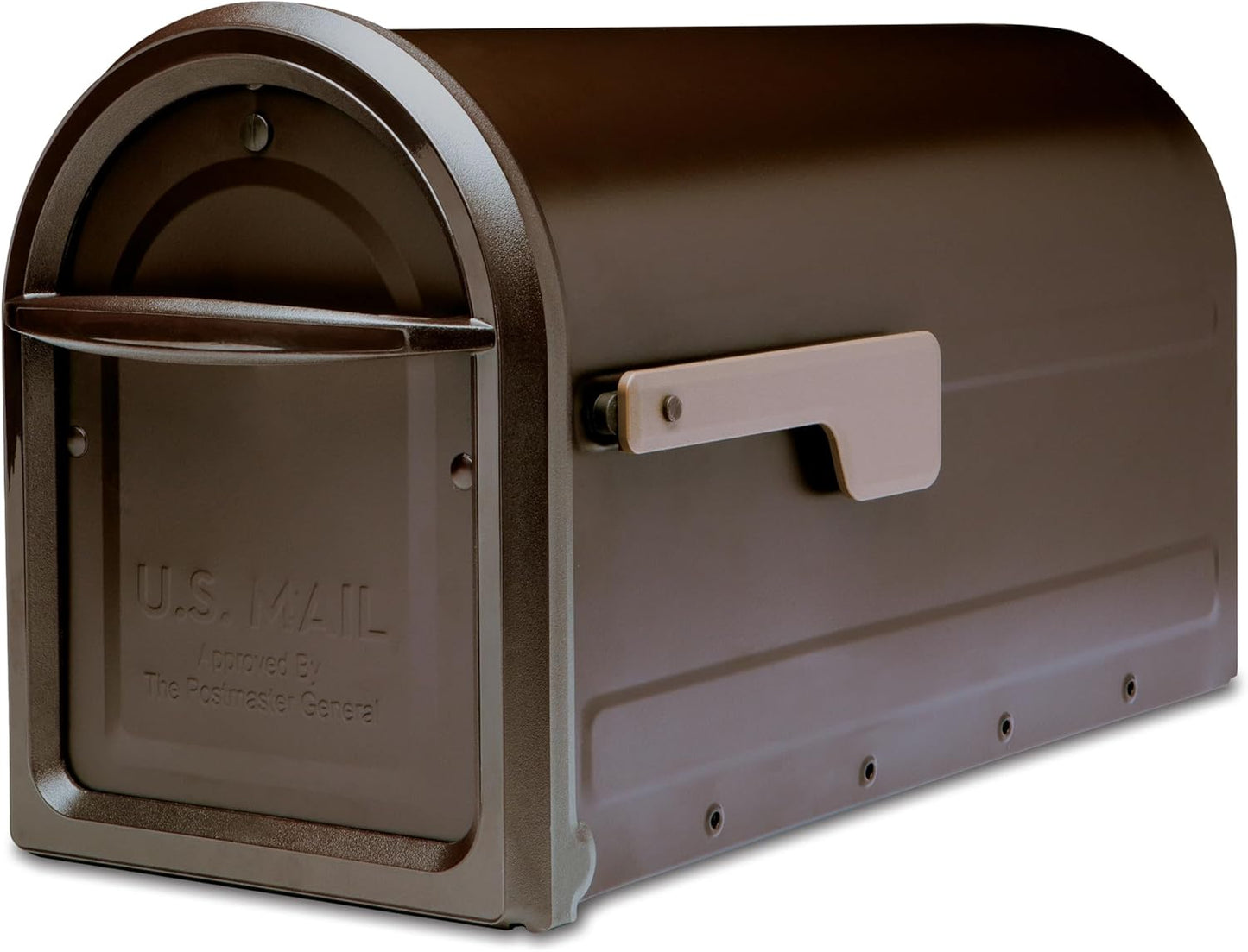 Mapleton Heavy Duty Steel Mailbox for Outside Use, Rubbed Bronze