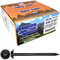 #10 x 2-1/2in Round Washer Head Truss Wood Screws - Durable Exterior