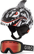 Giro Launch CP Youth Helmet Set - Black Tiger Shark Design