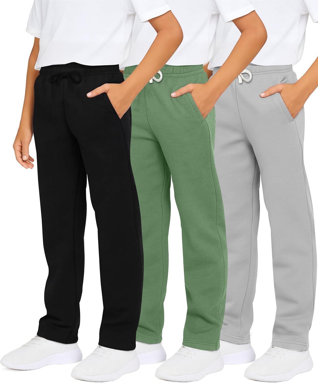 Boys' Tech Fleece Open Bottom Sweatpants with Pockets Review