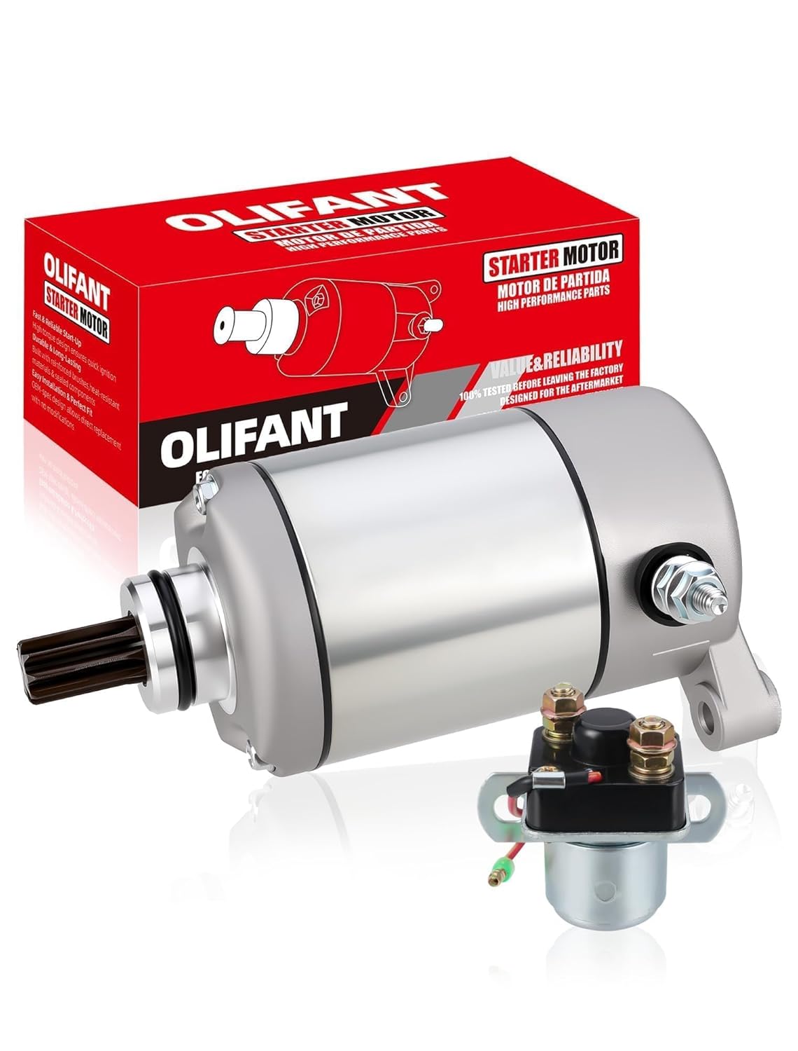 Starter & Relay for Polaris Sportsman 500 and More Models