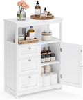 VASAGLE Bathroom Floor Storage Cabinet with 3 Drawers and Shelf