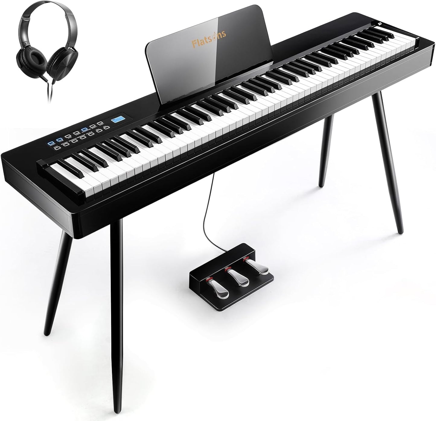LIV-B01 Digital Piano with Real Sampling and 88 Weighted Keys