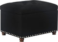 Joveco Storage Ottoman Bench for Living Room and Bedroom Use