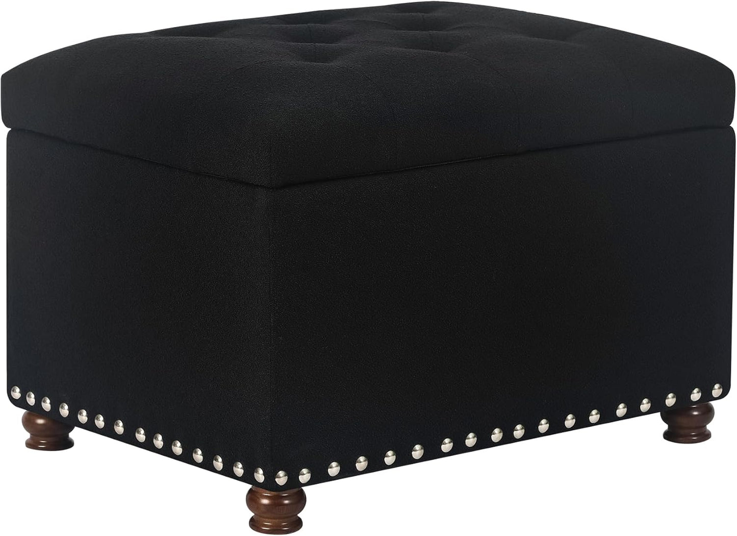 Joveco Storage Ottoman Bench for Living Room and Bedroom Use