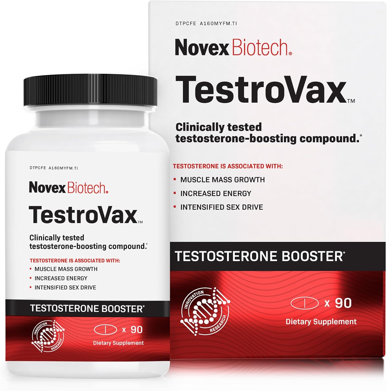 TestroVax Testosterone Booster for Men - Fast Results in 12 Days
