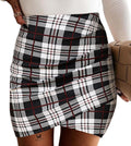 EXLURA Women's Bodycon Ruched Tulip Mini Skirt for All Occasions