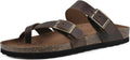 Gracie Suedette Footbed Sandal for Women - Comfort-Molded Support