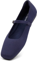 Women's Ballet Flats Square Toe Slip On Shoes - Comfort & Style