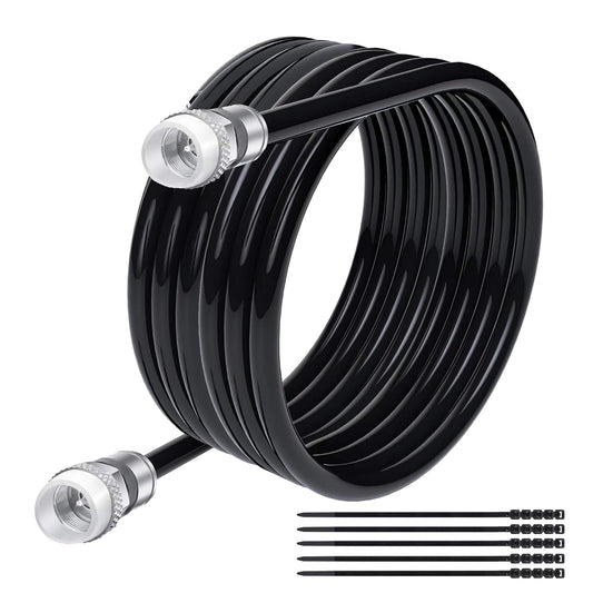 Elecan RG6 Coaxial Cable 250 Feet for Indoor and Outdoor Use