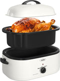 Royalcraft Roaster Oven with Self-Basting Lid - 18qt Versatile Cooker