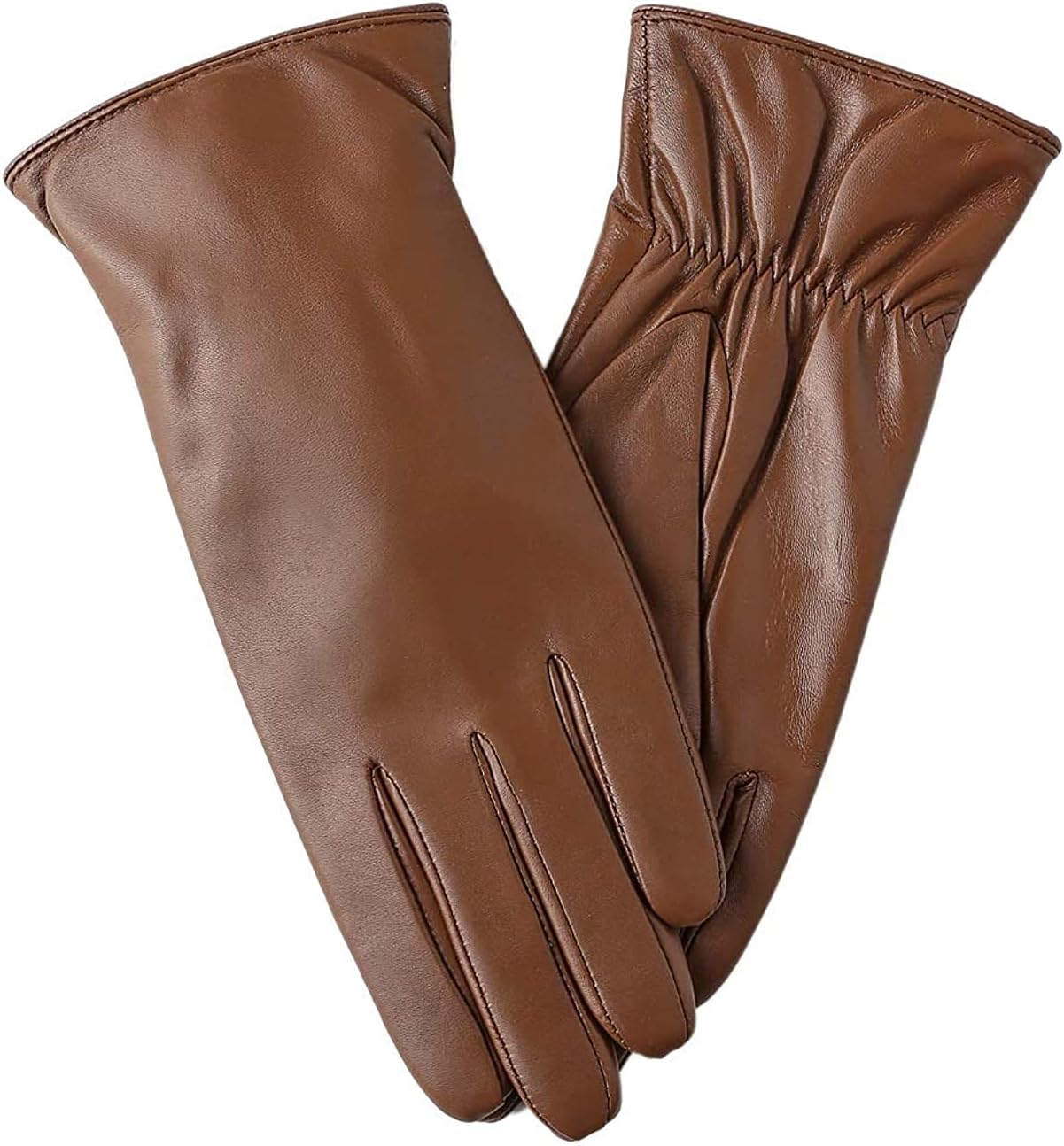 Premium Cashmere Lined Leather Touch Gloves