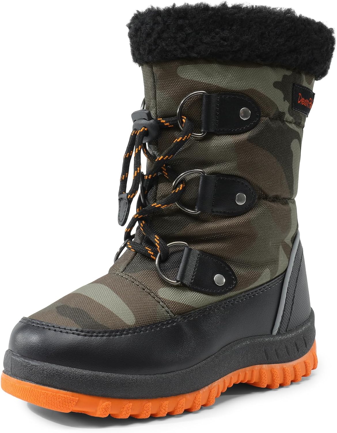 DREAM PAIRS Boys Snow Boots for Winter Play and Comfort
