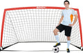 Portable Soccer Goal 9x5FT for Kids Backyard - Easy Fold & Carry